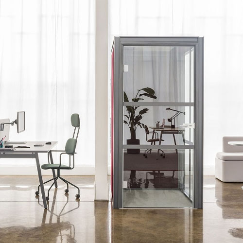 Cabine insonorisée pour espace professionnel